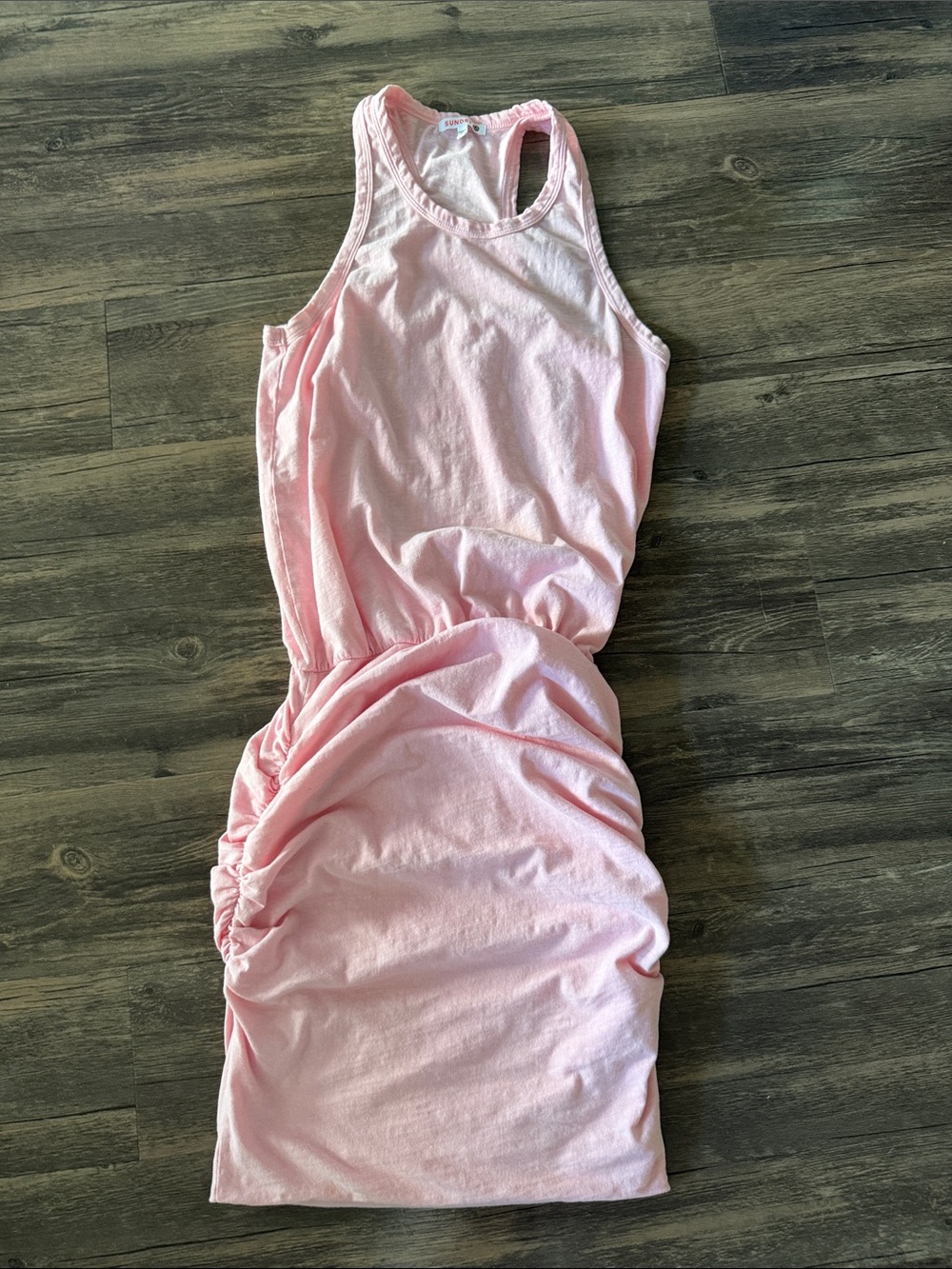 Sundry Light Pink Racerback Mini Dress
